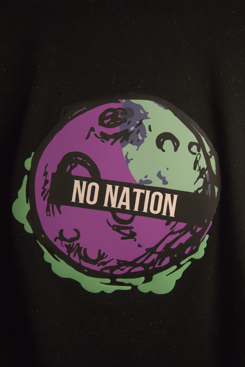 Hoodie Con Estampado No Nation