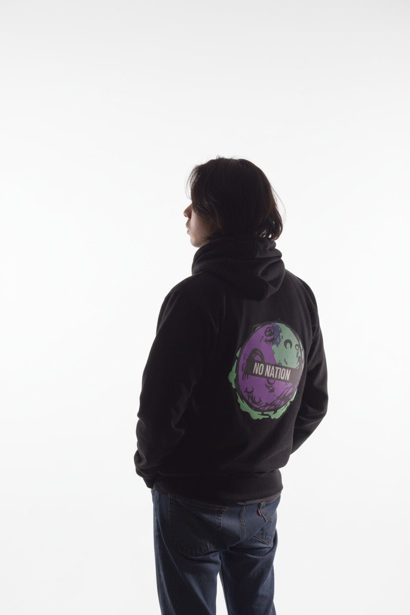 Hoodie Con Estampado No Nation
